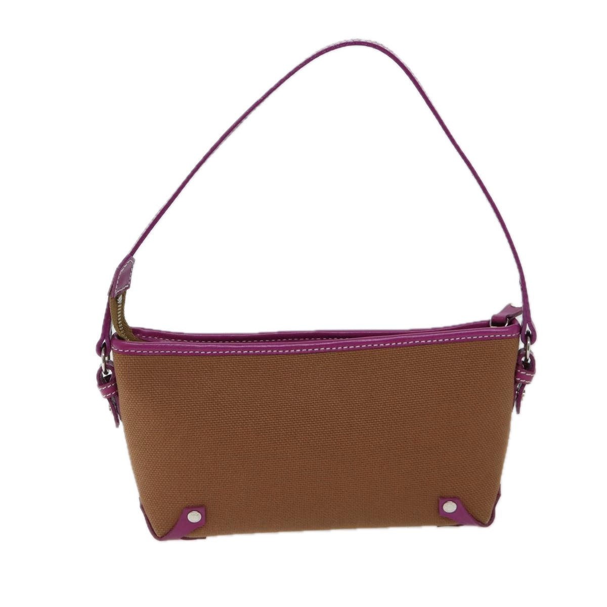 BURBERRY Blue Label Shoulder Bag Canvas 2way Brown ac2940