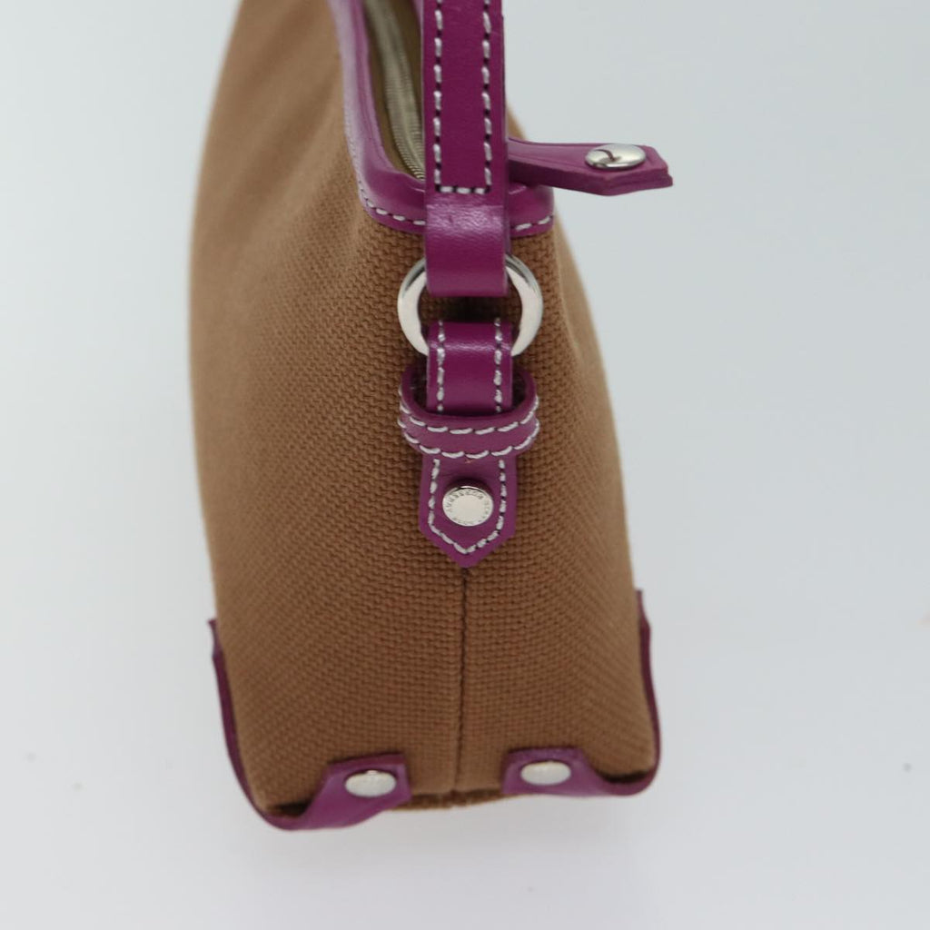 BURBERRY Blue Label Shoulder Bag Canvas 2way Brown ac2940