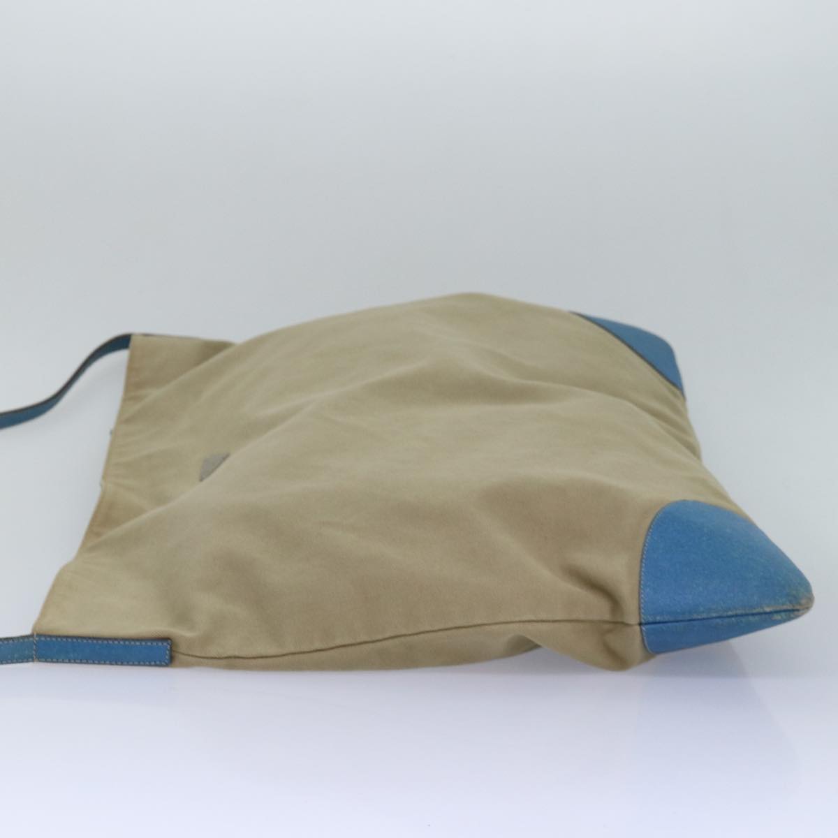 PRADA Shoulder Bag Canvas Beige ac3161