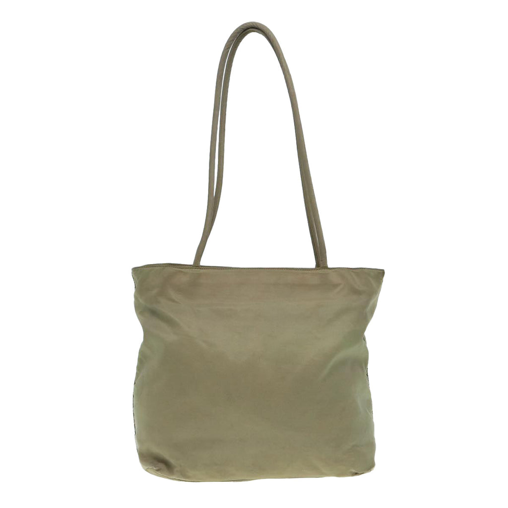 PRADA Tote Bag Nylon Beige ac3213