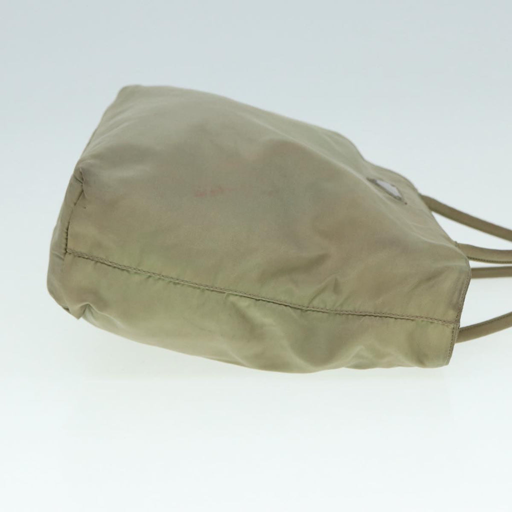 PRADA Tote Bag Nylon Beige ac3213