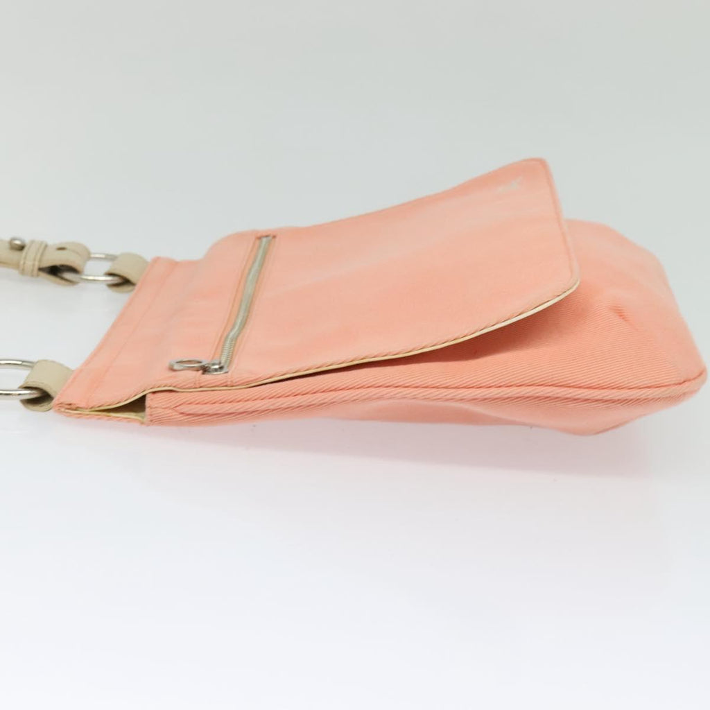 BURBERRY Blue Label Shoulder Bag Canvas Pink ac3783