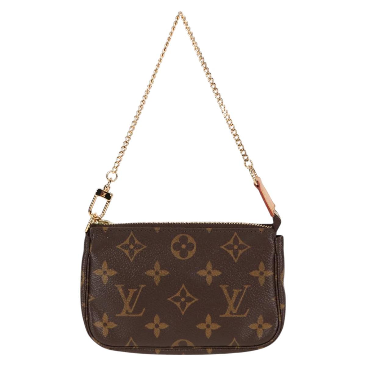 LOUIS VUITTON Monogram Mini Pochette Accessoires Pouch M58009 LV ac3840V