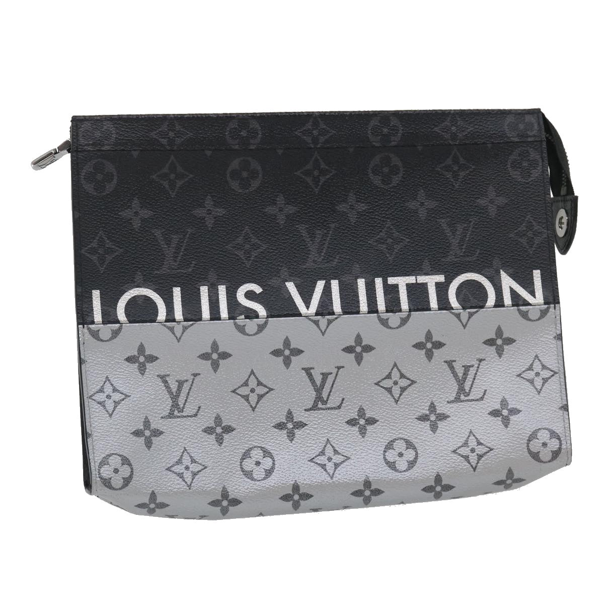 LOUIS VUITTON Monogram Split Pochette Voyage MM Clutch Bag M63039 LV ak168A