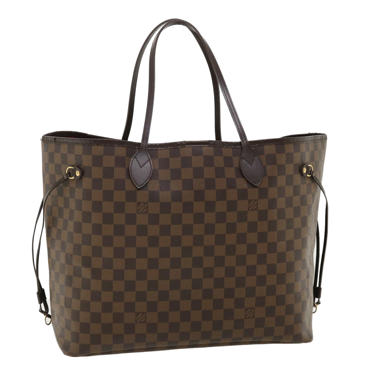 LOUIS VUITTON Damier Ebene Neverfull GM Tote Bag N51106 LV am3481