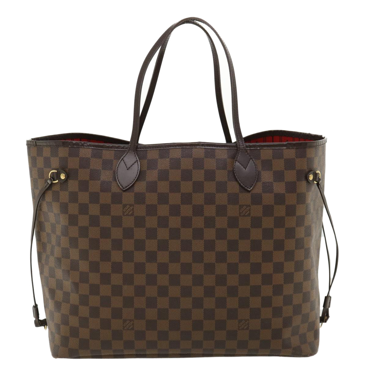 LOUIS VUITTON Damier Ebene Neverfull GM Tote Bag N51106 LV am3481