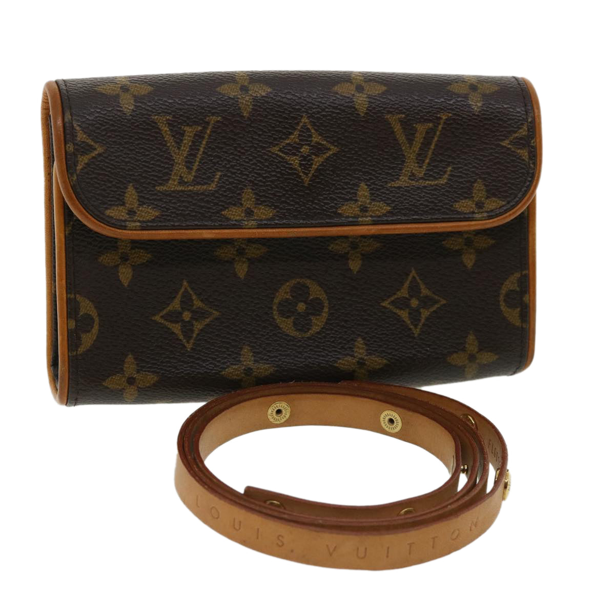 LOUIS VUITTON Monogram Pochette Florentine Waist Bag M51855 LV am3493