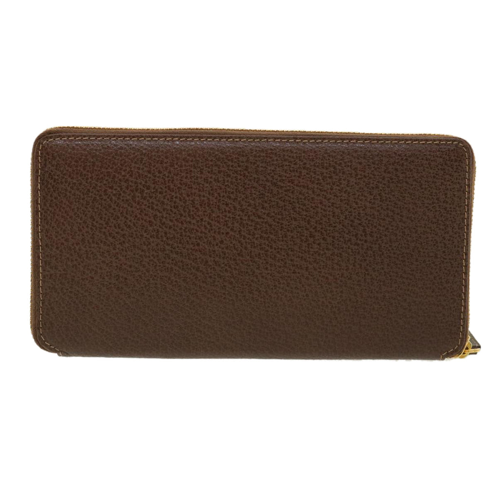 GUCCI Long Wallet Leather Gray 035218418470 am3871