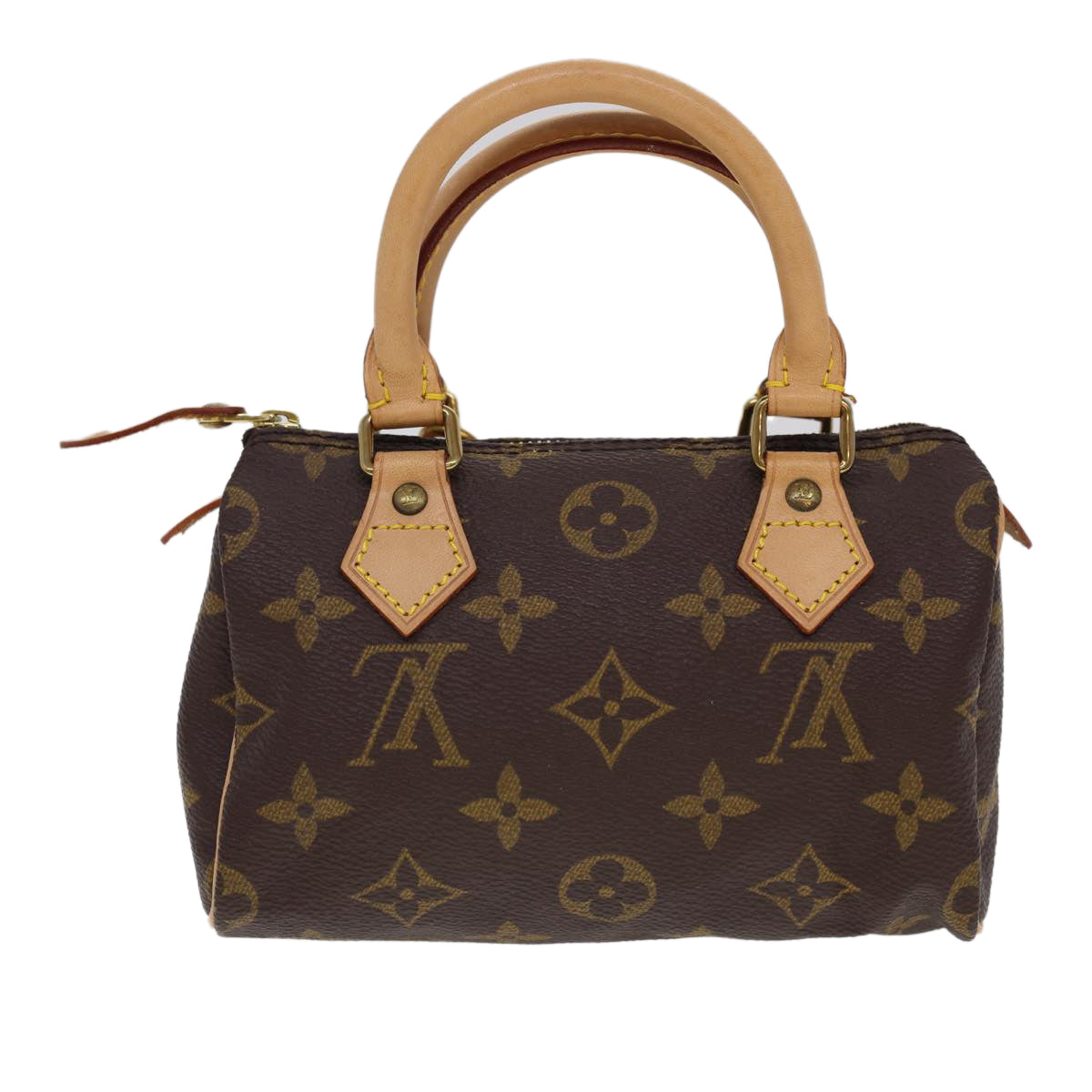 LOUIS VUITTON Monogram Mini Speedy Hand Bag M41534 LV am4166V