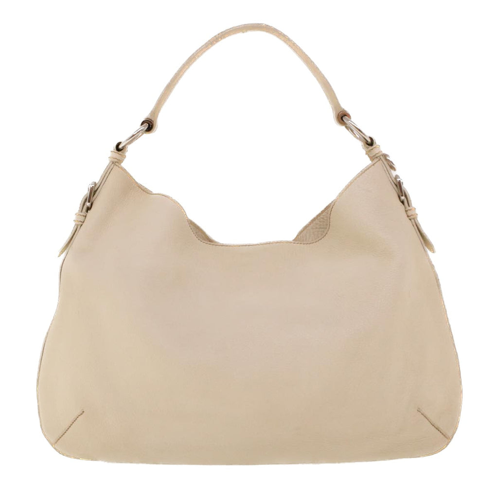 PRADA Shoulder Bag Leather White am4394
