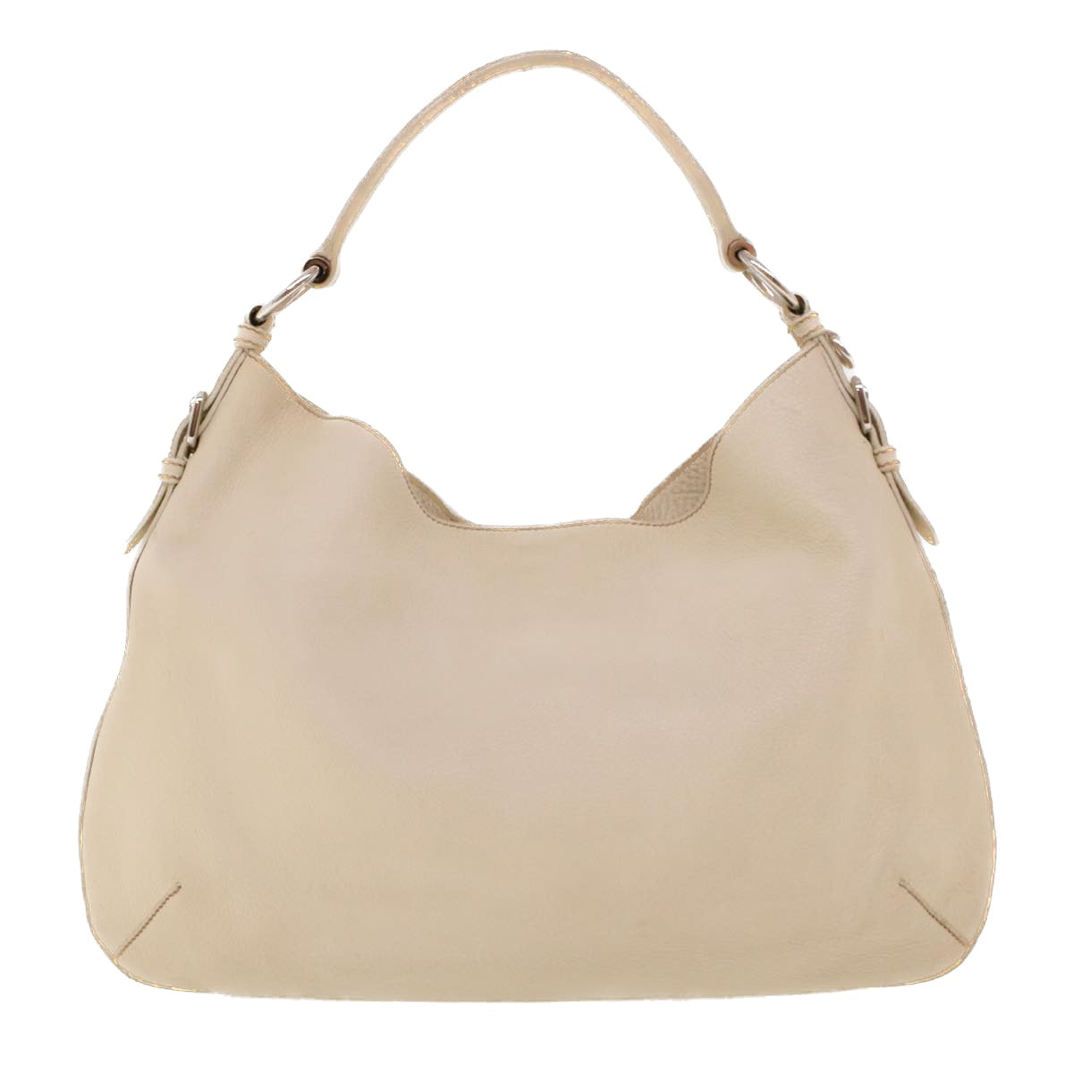 PRADA Shoulder Bag Leather White am4394