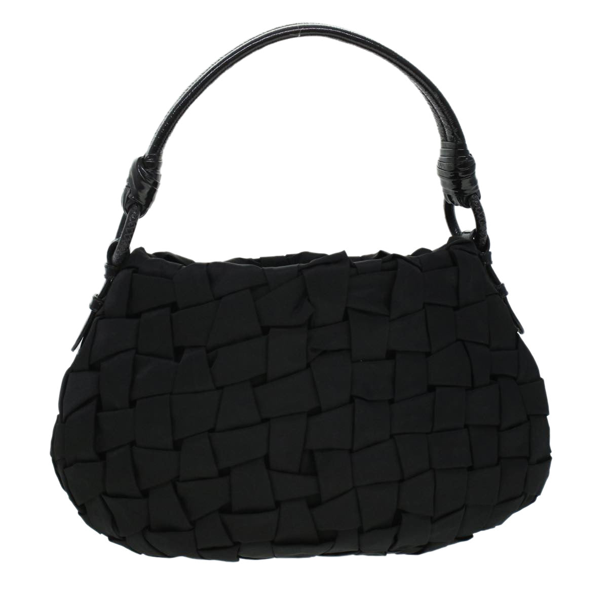 PRADA Shoulder Bag Nylon Black am4524