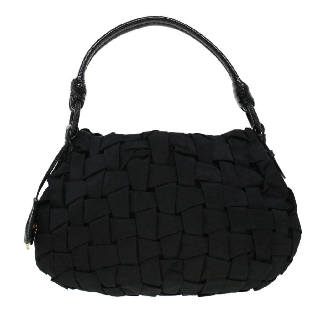 PRADA Shoulder Bag Nylon Black am4524