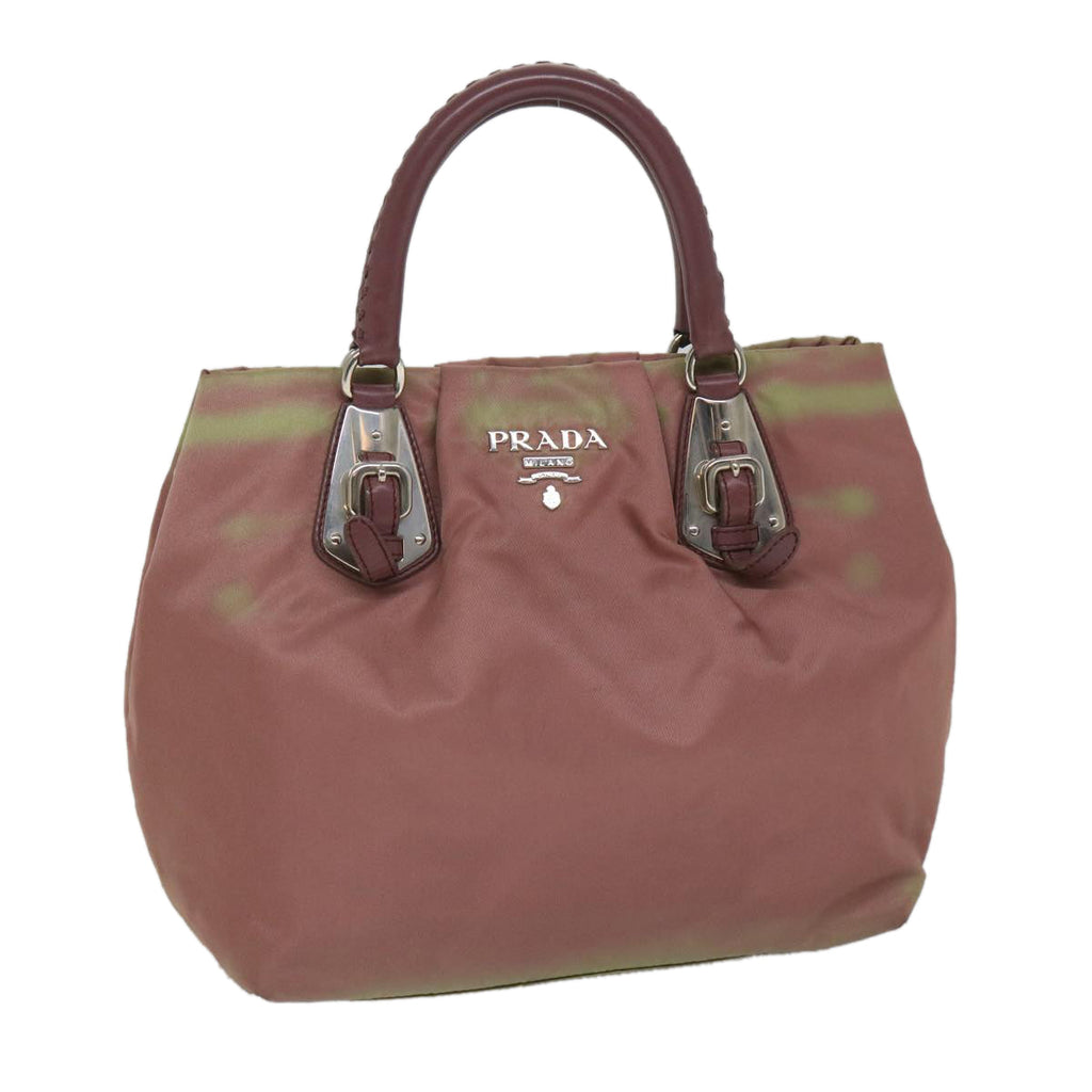 PRADA Hand Bag Nylon Pink am5092