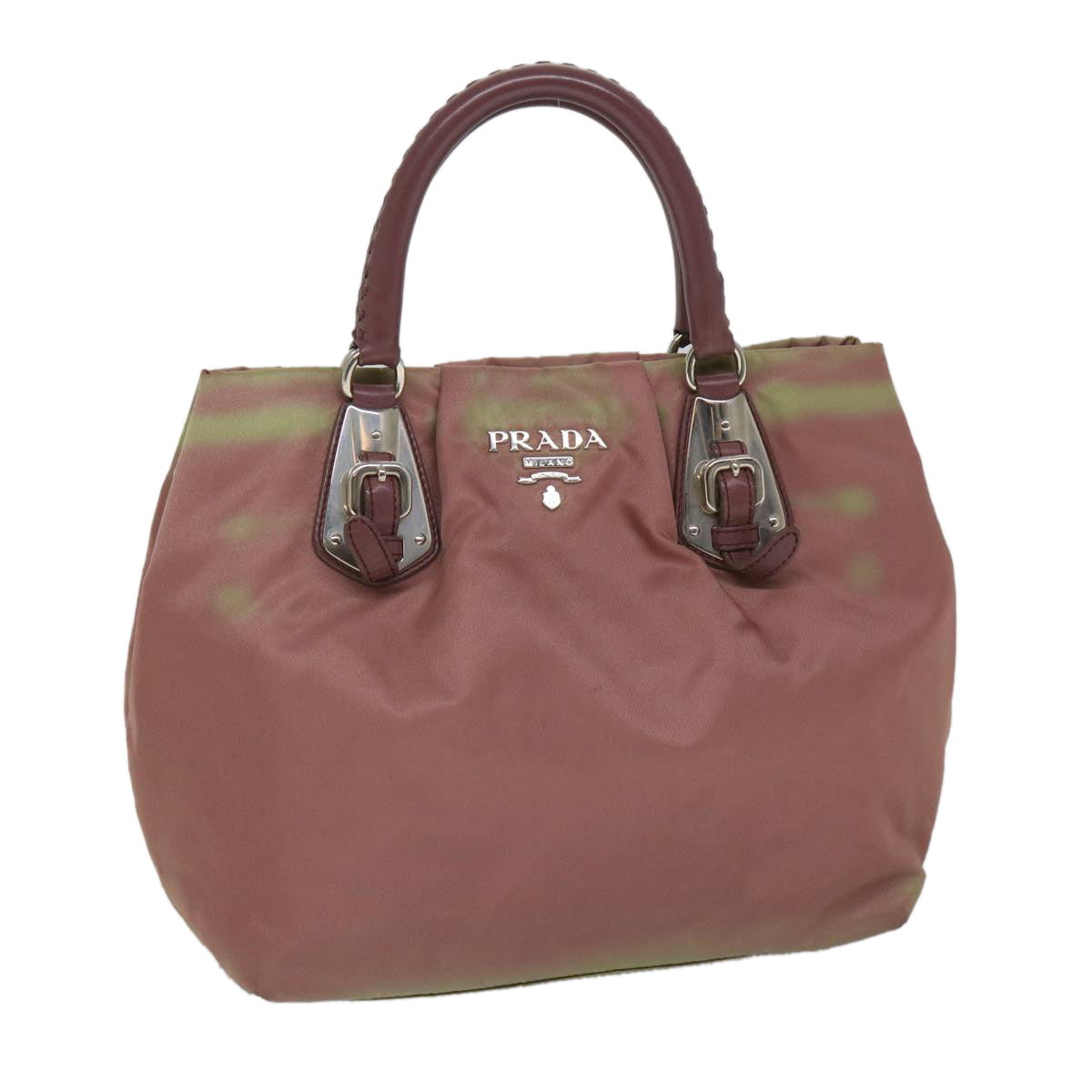 PRADA Hand Bag Nylon Pink am5092