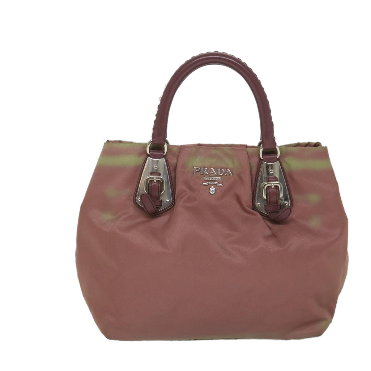 PRADA Hand Bag Nylon Pink am5092