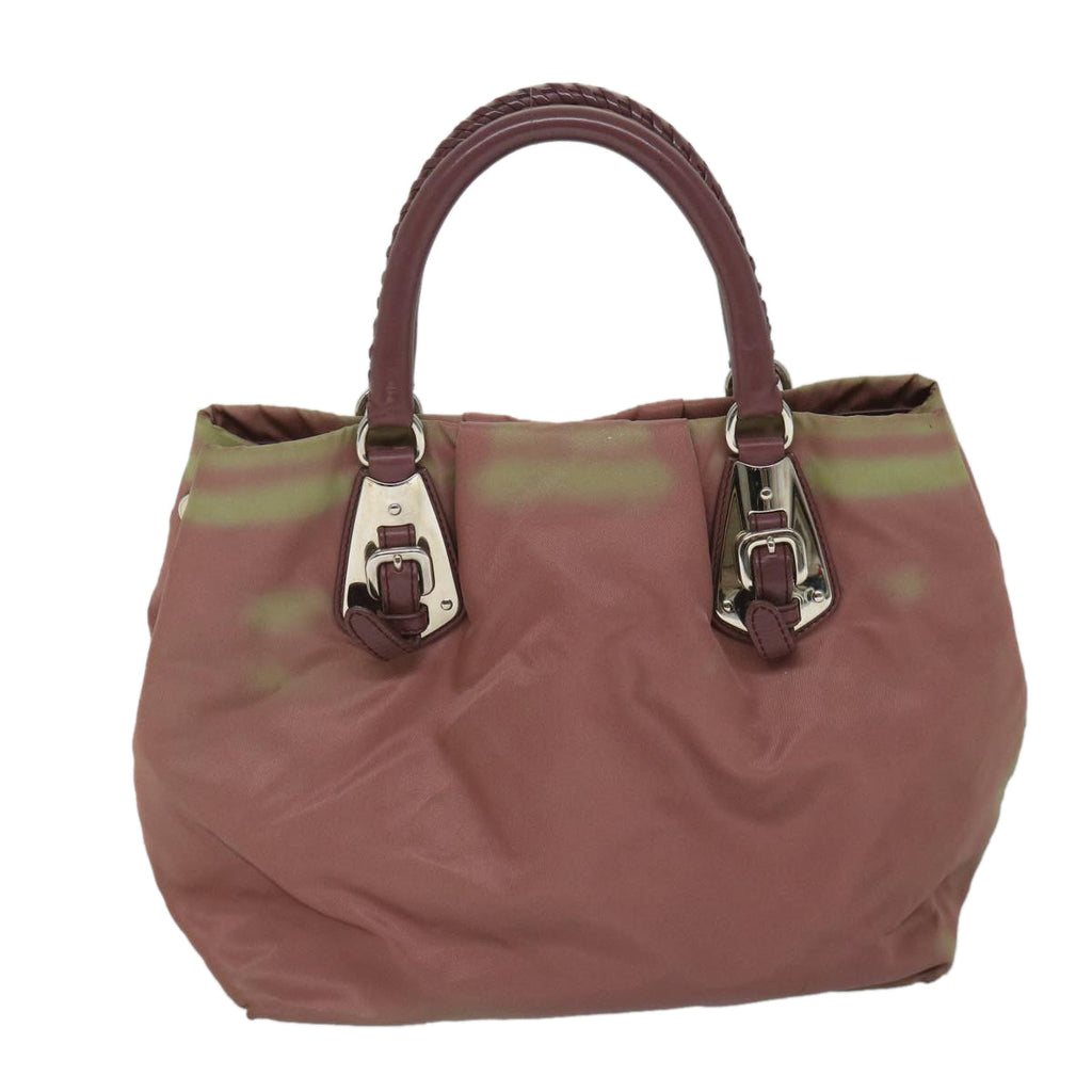 PRADA Hand Bag Nylon Pink am5092