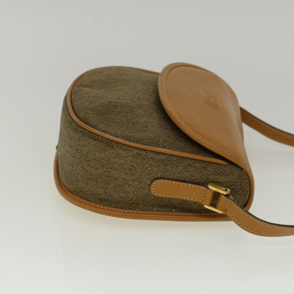 GUCCI Shoulder Bag Coated Canvas Brown 007 58 0074 am5132