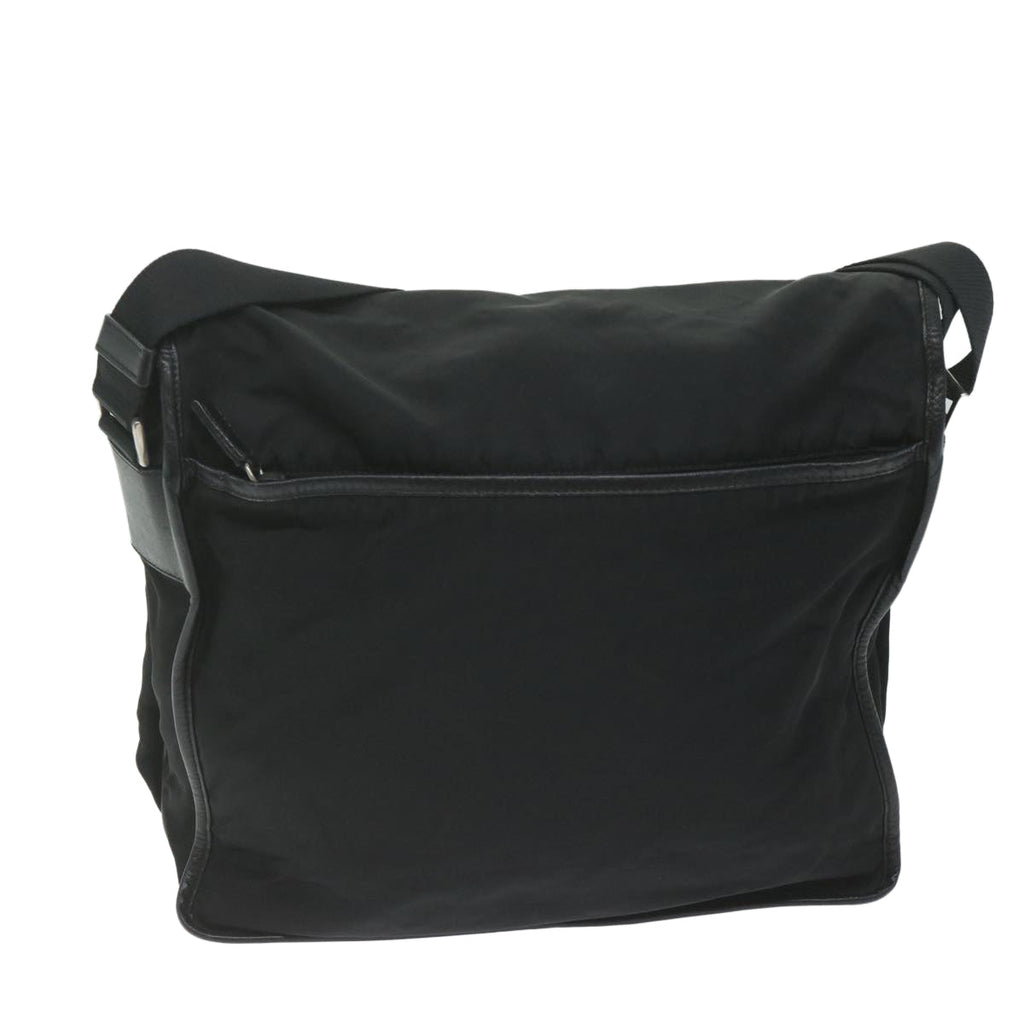 PRADA Shoulder Bag Nylon Black am5455