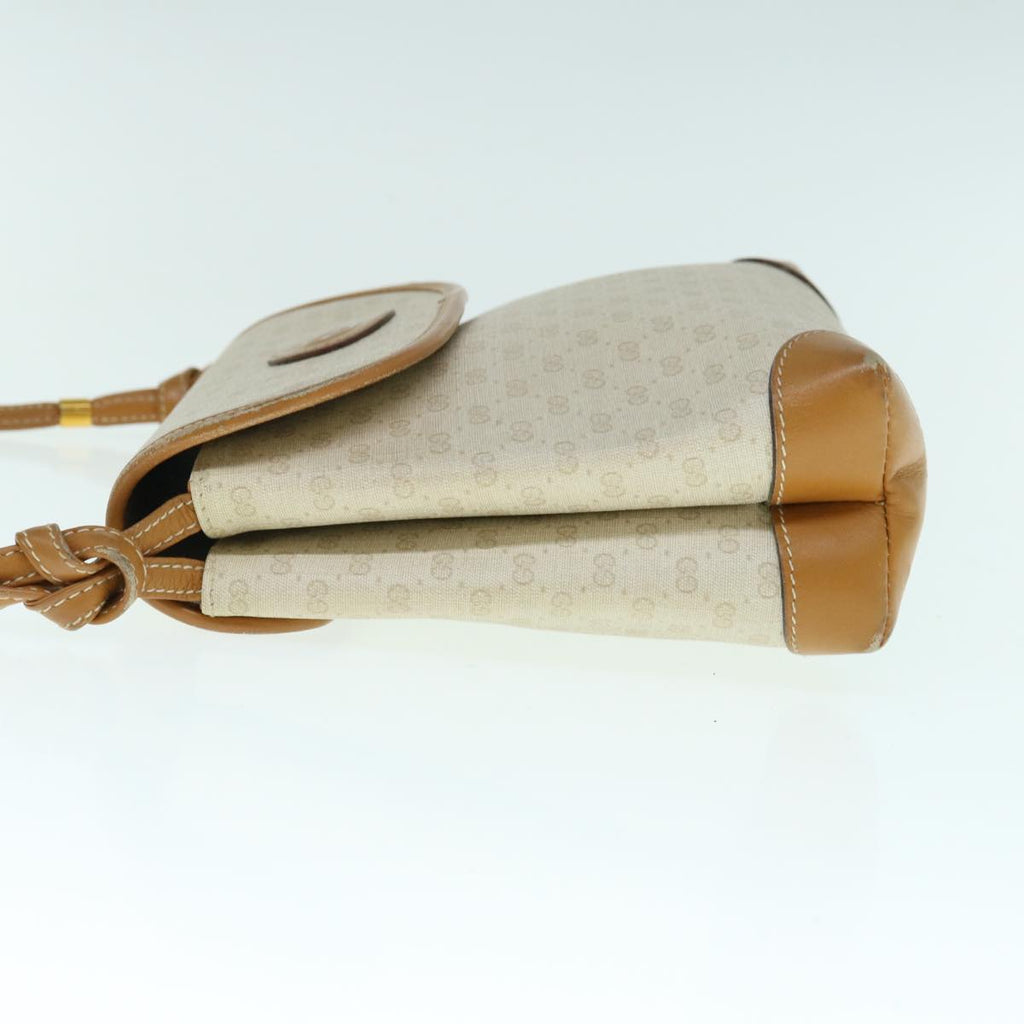 GUCCI Micro GG Supreme Shoulder Bag PVC Beige 007 123 0087 am5471