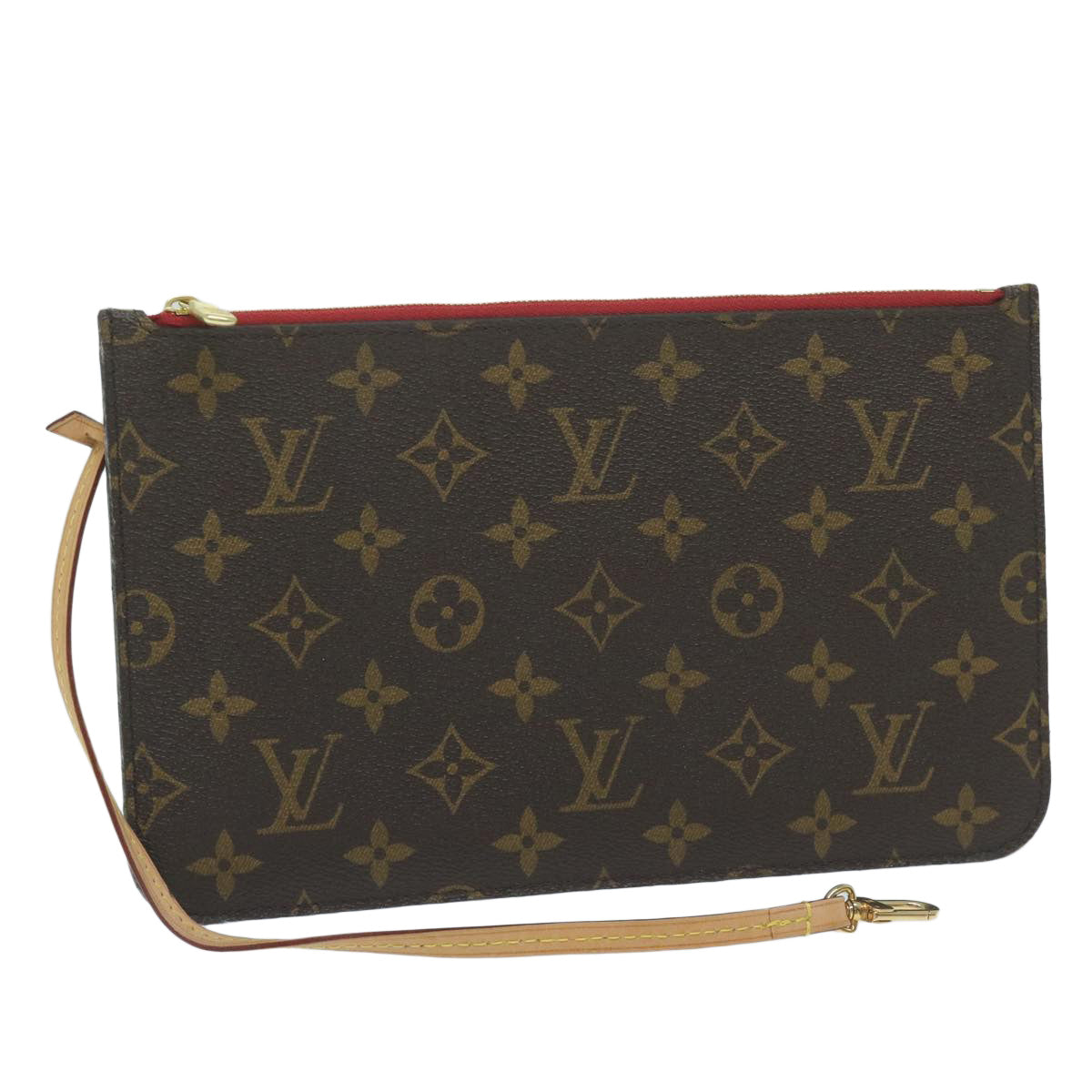 LOUIS VUITTON Monogram Neverfull MM Pouch Accessory Pouch LV am5581