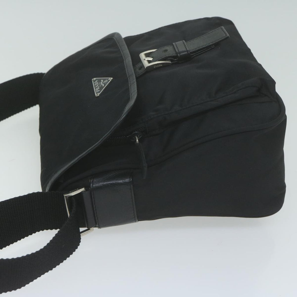 PRADA Shoulder Bag Nylon Black am5761