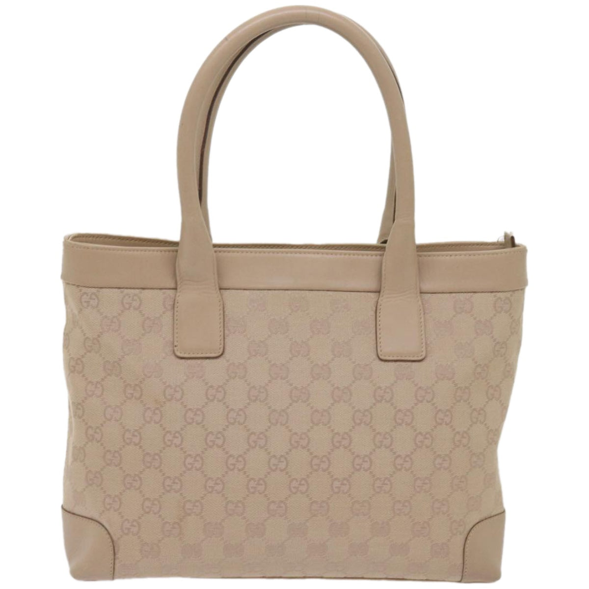 GUCCI GG Canvas Tote Bag Beige 33890 am5876