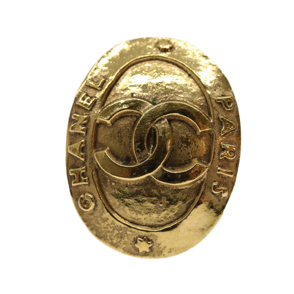 CHANEL Earring Gold CC am5967