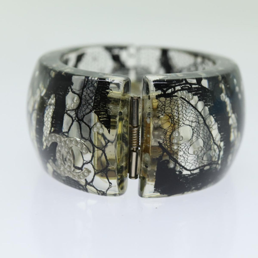 CHANEL COCO Mark Bracelet Black CC am6015