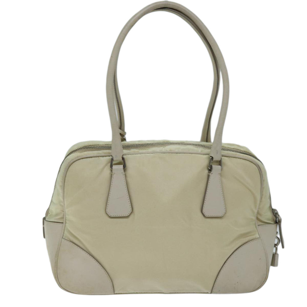 PRADA Shoulder Bag Nylon Beige am6097