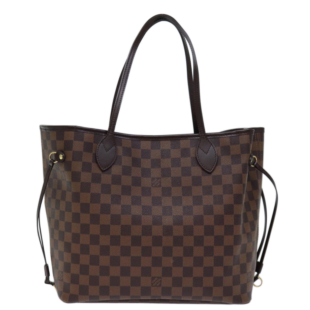 LOUIS VUITTON Damier Ebene Neverfull MM Tote Bag N51105 LV am6117AV