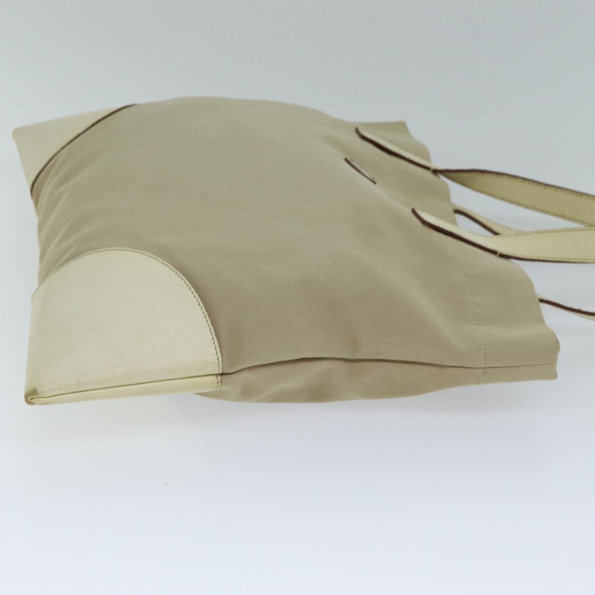 PRADA Tote Bag Canvas Beige am6376