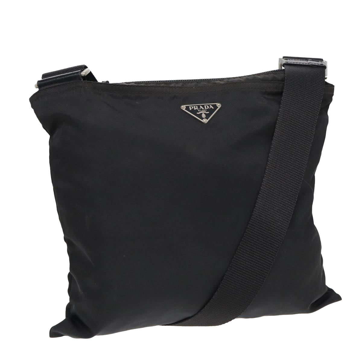 PRADA Shoulder Bag Nylon Black am6538
