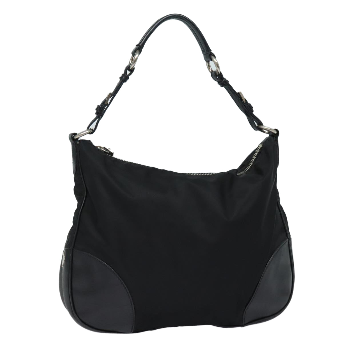 PRADA Shoulder Bag Nylon Black am6640