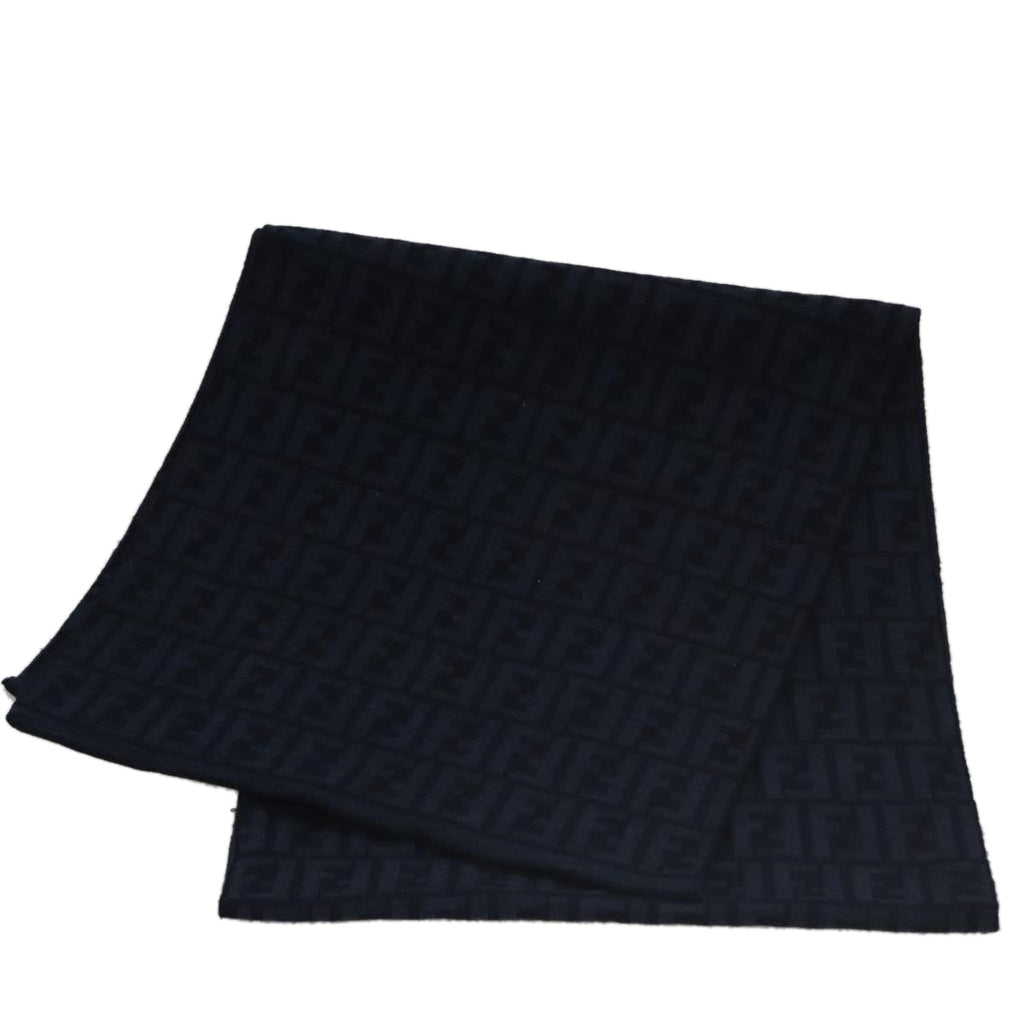 FENDI Zucca Canvas Scarf Wool Beige am7263