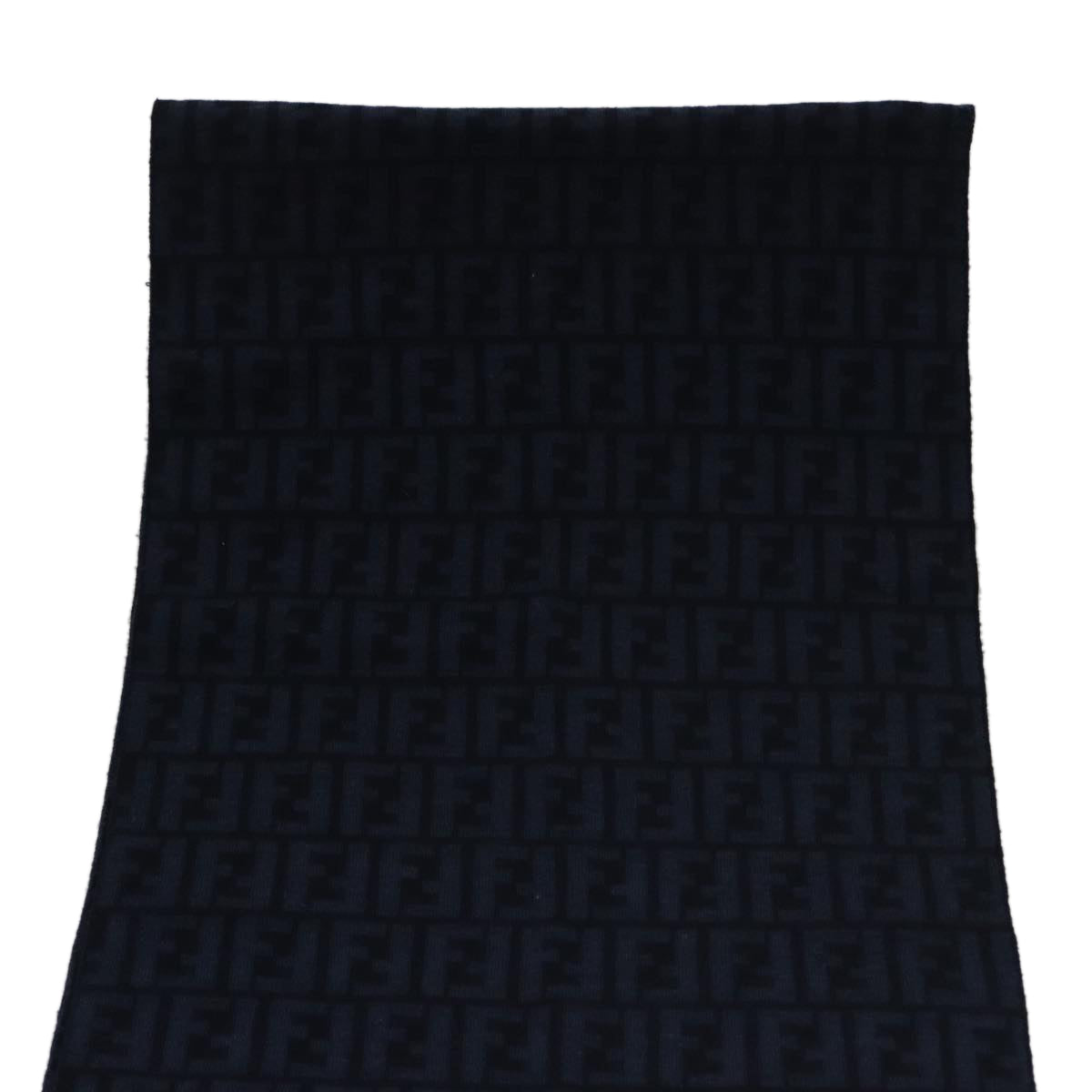 FENDI Zucca Canvas Scarf Wool Beige am7263