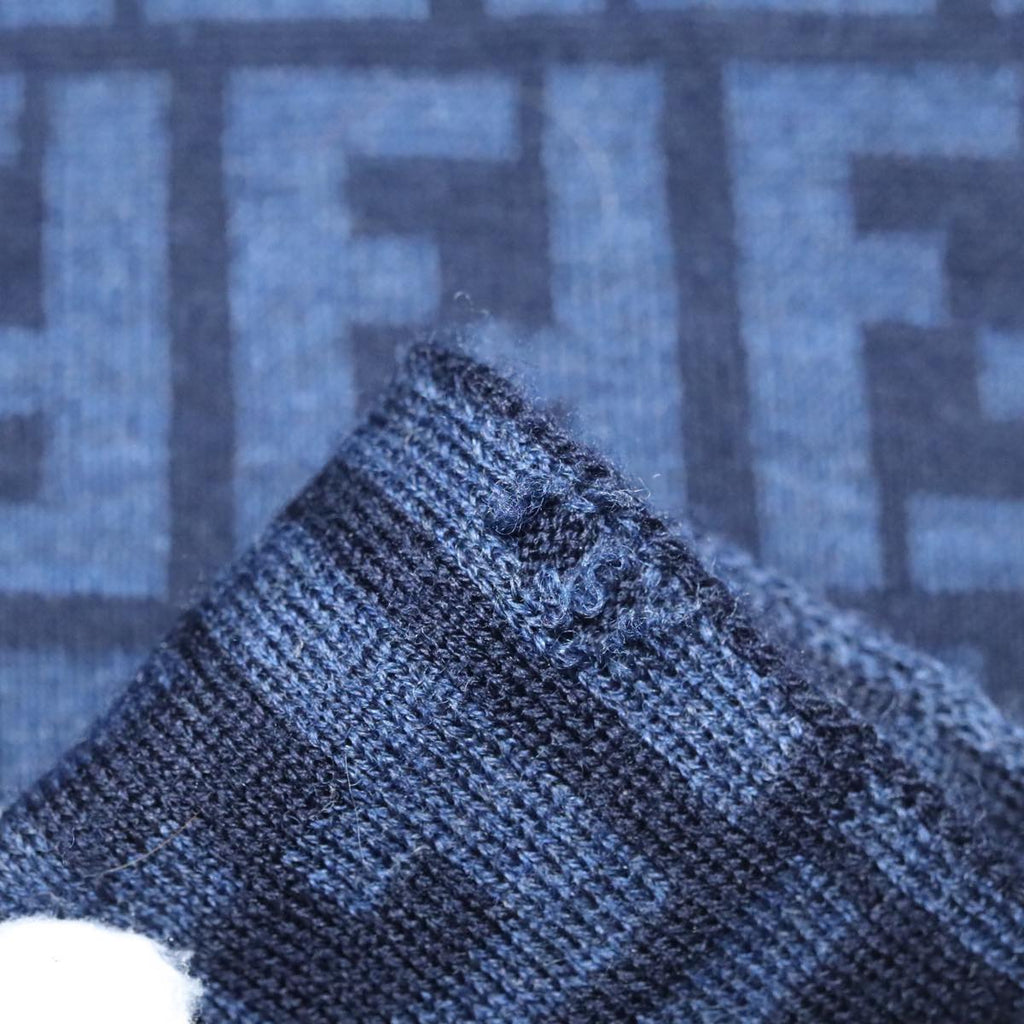 FENDI Zucca Canvas Scarf Wool Beige am7263