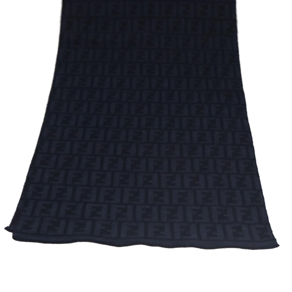 FENDI Zucca Canvas Scarf Wool Beige am7263