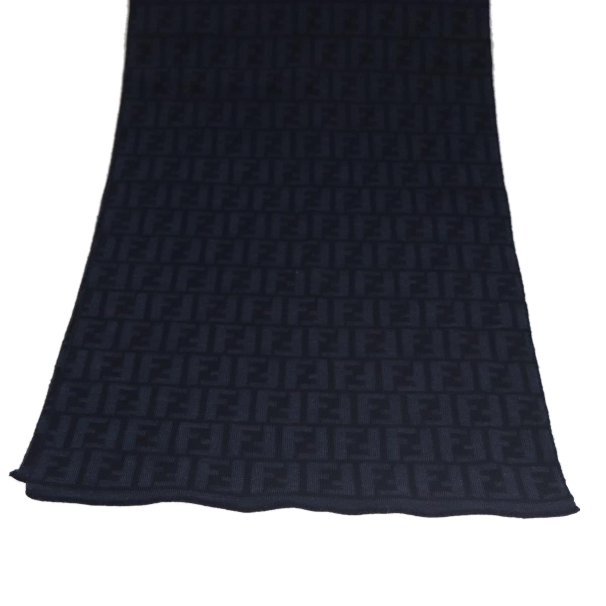 FENDI Zucca Canvas Scarf Wool Beige am7263