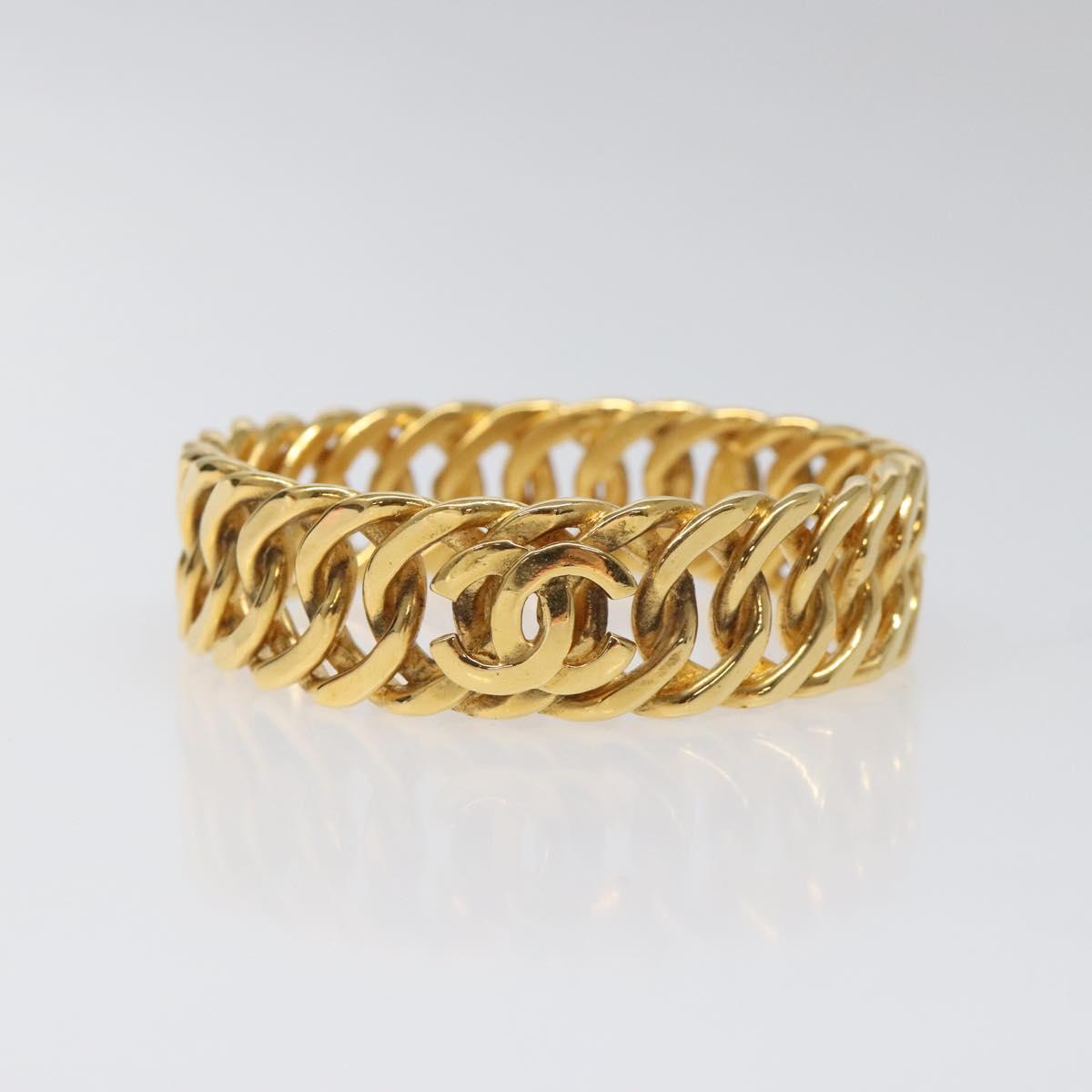 CHANEL COCO Bracelet metal Gold CC am7652