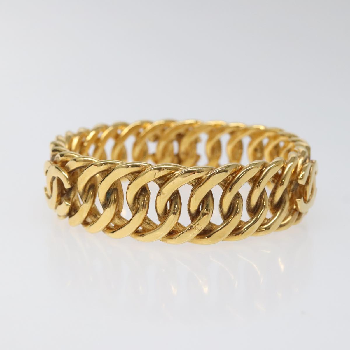 CHANEL COCO Bracelet metal Gold CC am7652