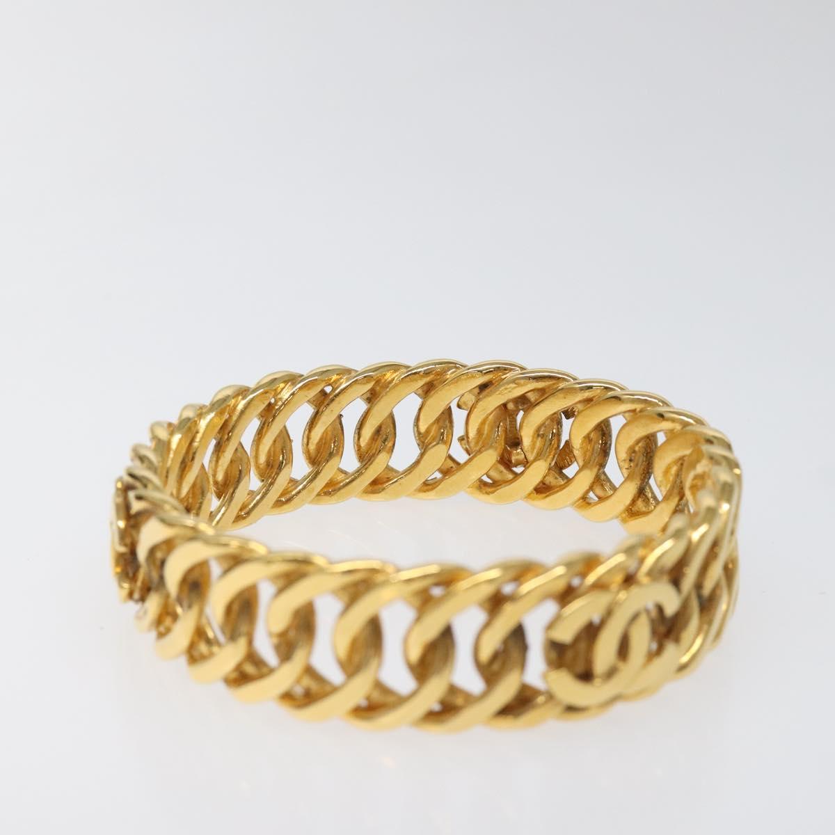 CHANEL COCO Bracelet metal Gold CC am7652