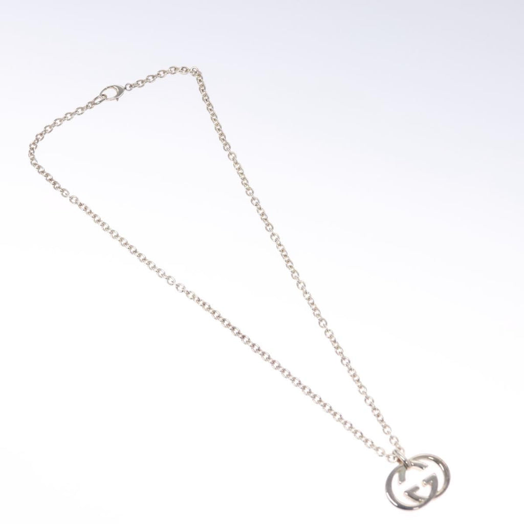 GUCCI Interlocking Necklace Ag925 Silver am7919