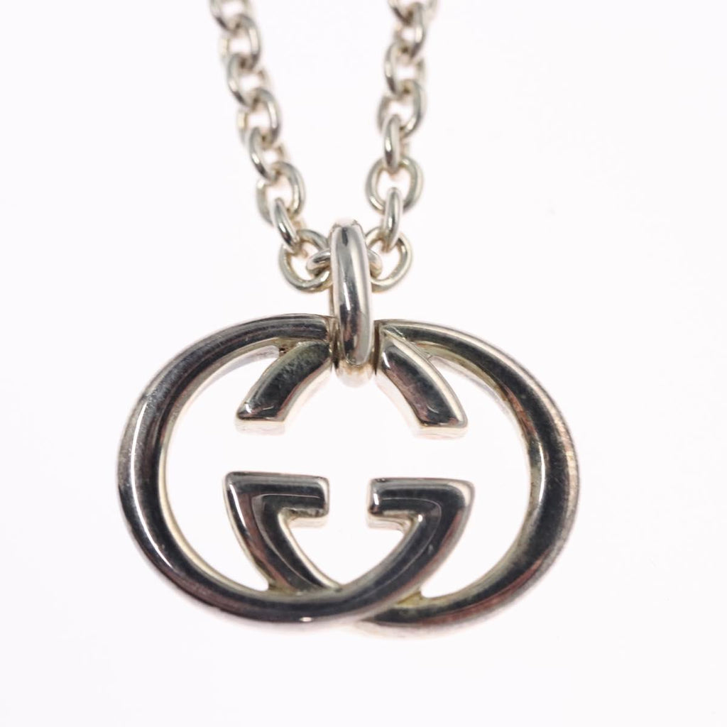 GUCCI Interlocking Necklace Ag925 Silver am7919