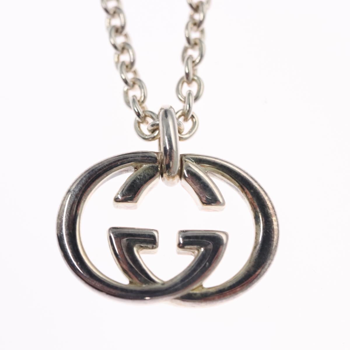 GUCCI Interlocking Necklace Ag925 Silver am7919