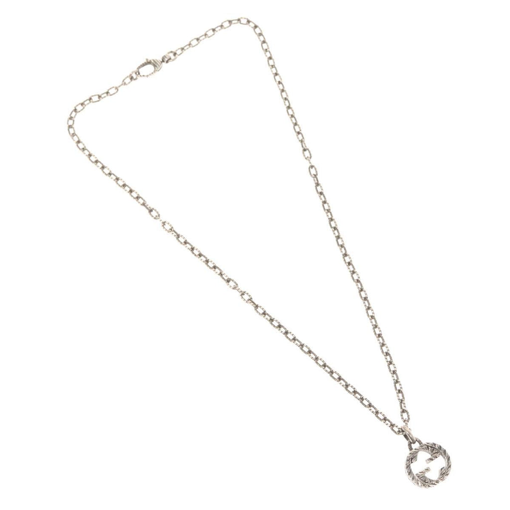 GUCCI Interlocking Necklace Ag925 Silver am8310