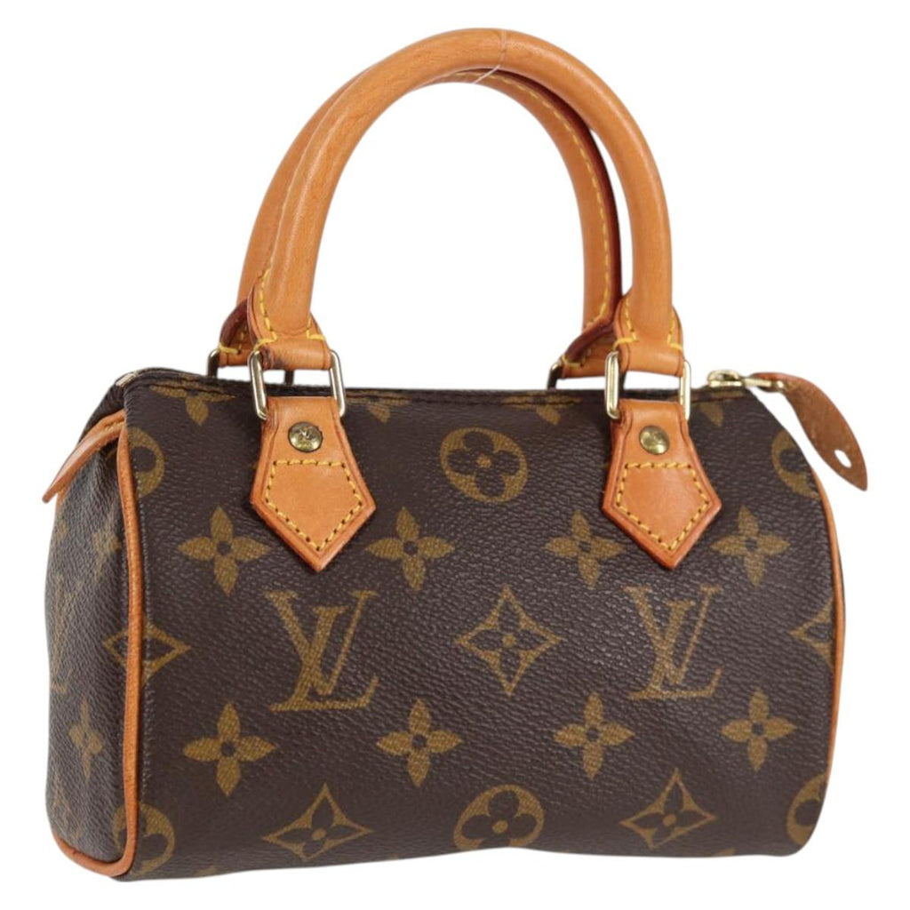 LOUIS VUITTON Monogram Mini Speedy Hand Bag M41534 LV am8561V