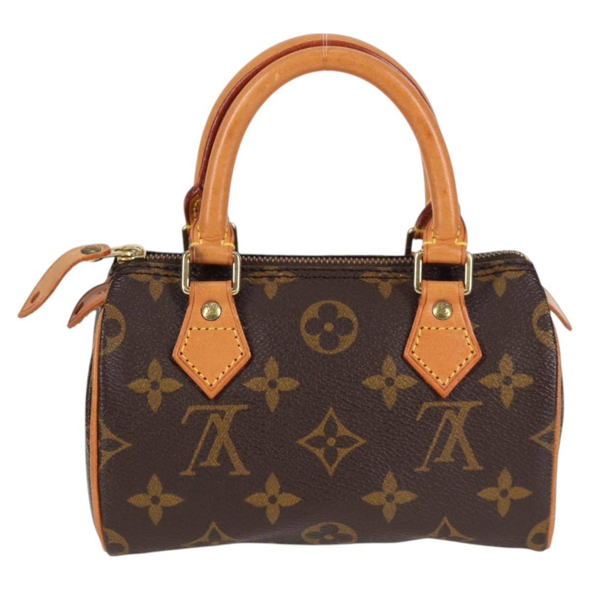 LOUIS VUITTON Monogram Mini Speedy Hand Bag M41534 LV am8561V