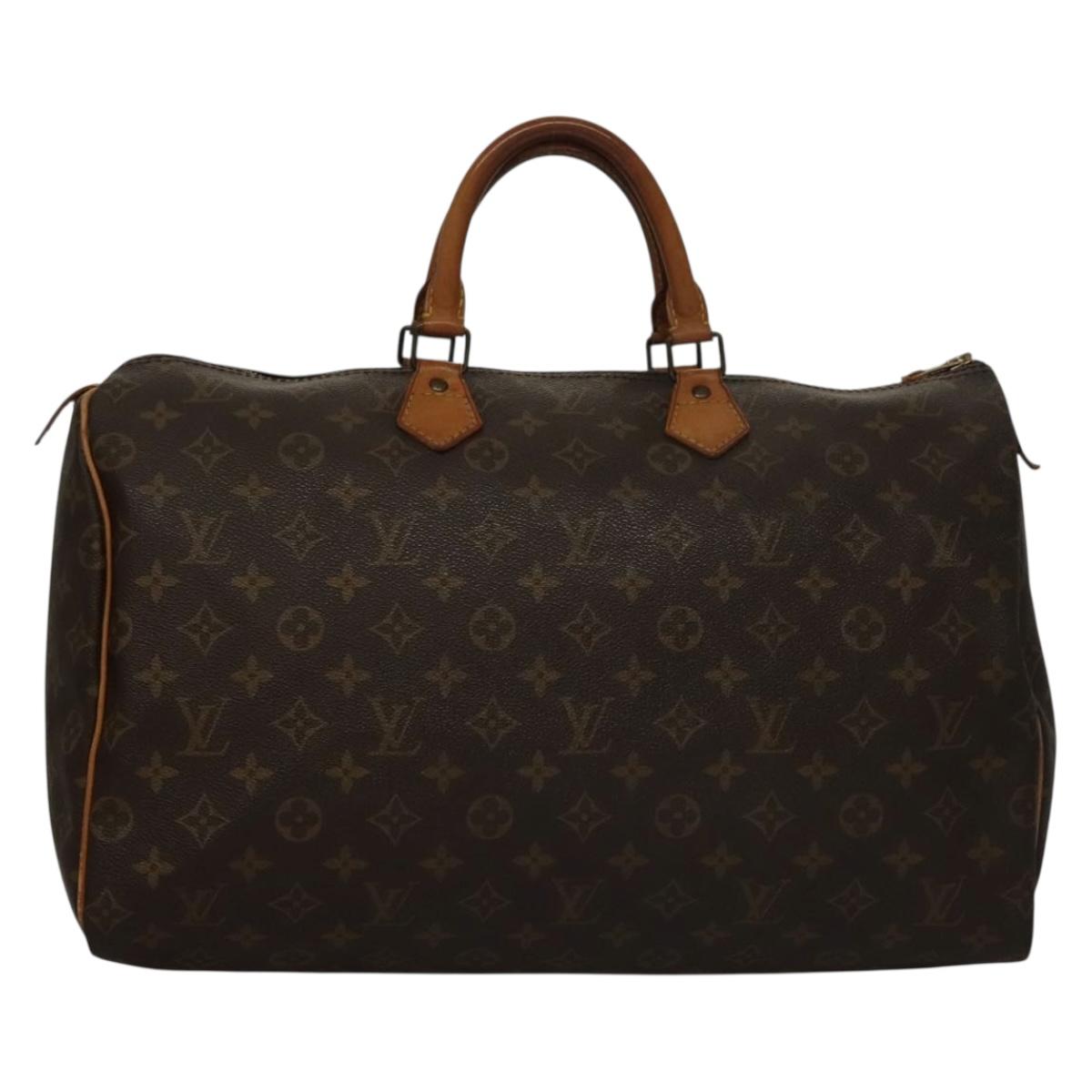 LOUIS VUITTON Monogram Speedy 40 Hand Bag M41522 LV am8754