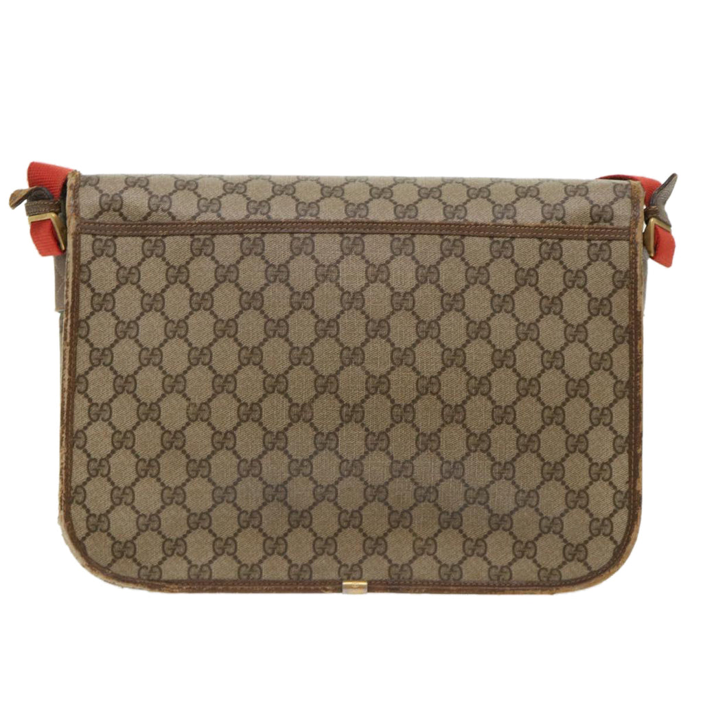 GUCCI GG Canvas Web Sherry Line Shoulder Bag Beige Red Green ar10088